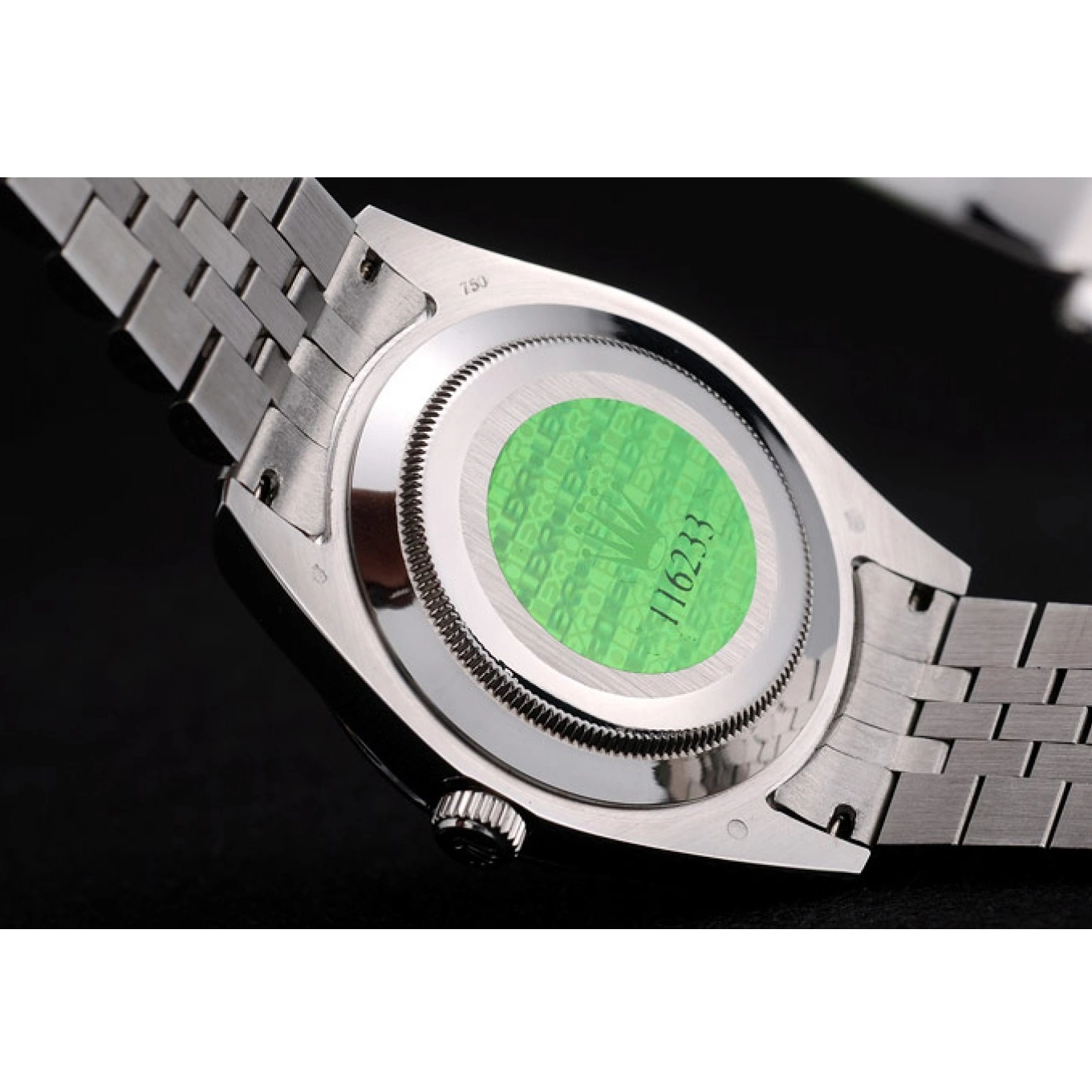 AAA Replica Watches Stainless 41996 Dial Swiss Rolex Steel DateJust Silver Ribbed Bezel 0709